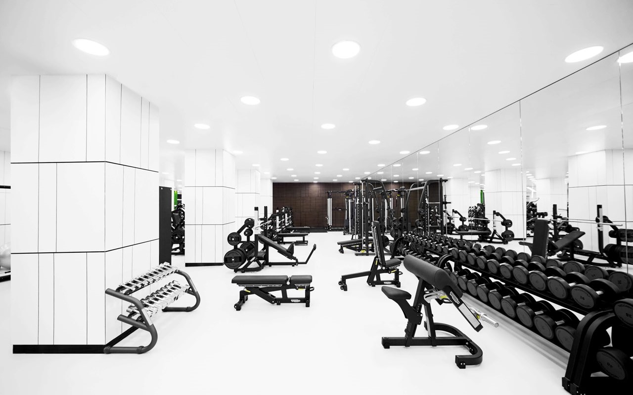 Тренажерный зал Royal Fitness Club с площадью 600 м2 в гостинице «Украина», г. Москва